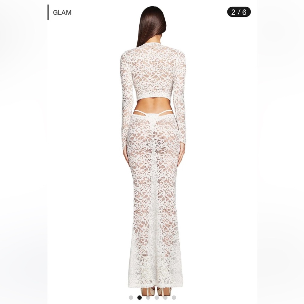 IAMGIA AMBROZIA DRESS IN WHITE - Picture 3 of 5
